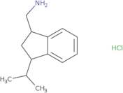 rac-[(1R,3R)-3-(Propan-2-yl)-2,3-dihydro-1H-inden-1-yl]methanamine hydrochloride