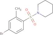 1-((4-Bromo-2-methylphenyl)sulfonyl)piperidine