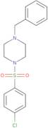 4-chloro-1-((4-benzylpiperazinyl)sulfonyl)benzene