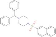 4-(diphenylmethyl)-1-(2-naphthylsulfonyl)piperazine