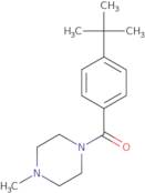 4-(tert-butyl)phenyl  4-methylpiperazinyl ketone