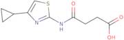 N-(4-Cyclopropyl-thiazol-2-yl)succinamic acid