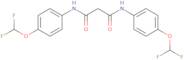 N,N'-Bis[4-(difluoromethoxy)phenyl]propanediamide