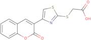 {[4-(2-Oxo-2H-chromen-3-yl)-1,3-thiazol-2-yl]thio}acetic acid