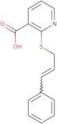 2-{[(2E)-3-Phenylprop-2-en-1-yl]thio}nicotinic acid