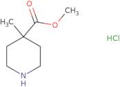 methyl 4-methylpiperidine-4-carboxylate hydrochloride