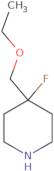 4-(Ethoxymethyl)-4-fluoropiperidine