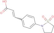 (2E)-3-[4-(1,1-Dioxidoisothiazolidin-2-yl)phenyl]acrylic acid