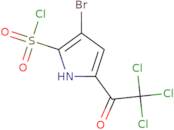 3-Bromo-5-(trichloroacetyl)-1H-pyrrole-2-sulfonyl chloride