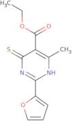 Ethyl 2-(2-furyl)-4-mercapto-6-methylpyrimidine-5-carboxylate