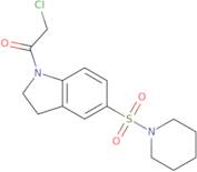 2-Chloro-1-[5-(piperidine-1-sulfonyl)-2,3-dihydro-1H-indol-1-yl]ethan-1-one