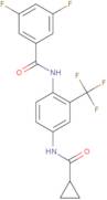 N-[4-Cyclopropaneamido-2-(trifluoromethyl)phenyl]-3,5-difluorobenzamide