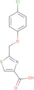 2-(4-Chlorophenoxymethyl)-1,3-thiazole-4-carboxylic acid
