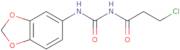 1-(1,3-Dioxaindan-5-yl)-3-(3-chloropropanoyl)urea