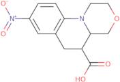 8-Nitro-1H,2H,4H,4aH,5H,6H-morpholino[4,3-a]quinoline-5-carboxylic acid