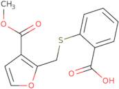 2-({[3-(Methoxycarbonyl)furan-2-yl]methyl}sulfanyl)benzoic acid