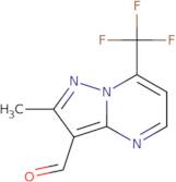 2-Methyl-7-(trifluoromethyl)pyrazolo[1,5-a]pyrimidine-3-carbaldehyde