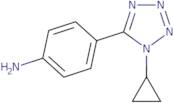 4-(1-Cyclopropyl-1H-1,2,3,4-tetrazol-5-yl)aniline