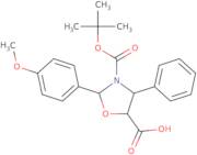 (4S,5R)-3-(tert-Butoxycarbonyl)-2-(4-methoxyphenyl)-4-phenyl-1,3-oxazolidine-5-carboxylic acid