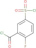 5-(Chlorosulfonyl)-2-fluorobenzoyl chloride