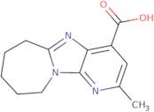 4-Methyl-1,3,8-triazatricyclo[7.5.0.0,2,7]tetradeca-2,4,6,8-tetraene-6-carboxylic acid