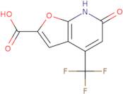 6-Oxo-4-(trifluoromethyl)-6H,7H-furo[2,3-b]pyridine-2-carboxylic acid