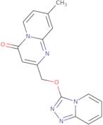 8-Methyl-2-({[1,2,4]triazolo[4,3-a]pyridin-3-yloxy}methyl)-4H-pyrido[1,2-a]pyrimidin-4-one