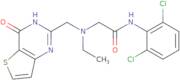 N-(2,6-Dichlorophenyl)-2-[ethyl({4-oxo-3H,4H-thieno[3,2-d]pyrimidin-2-yl}methyl)amino]acetamide