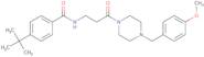 4-tert-Butyl-N-(3-{4-[(4-methoxyphenyl)methyl]piperazin-1-yl}-3-oxopropyl)benzamide