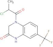 4-(2-Chloropropanoyl)-7-(trifluoromethyl)-1,2,3,4-tetrahydroquinoxalin-2-one