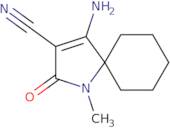 4-Amino-1-methyl-2-oxo-1-azaspiro[4.5]dec-3-ene-3-carbonitrile