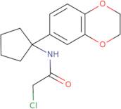 2-Chloro-N-[1-(2,3-dihydro-1,4-benzodioxin-6-yl)cyclopentyl]acetamide