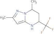 2,7-Dimethyl-5-(trifluoromethyl)-4H,5H,6H,7H-pyrazolo[1,5-a]pyrimidine