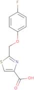 2-(4-Fluorophenoxymethyl)-1,3-thiazole-4-carboxylic acid