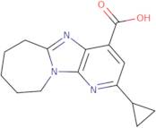 4-Cyclopropyl-1,3,8-triazatricyclo[7.5.0.0,2,7]tetradeca-2,4,6,8-tetraene-6-carboxylic acid