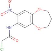 2-Chloro-N-(8-nitro-3,4-dihydro-2H-1,5-benzodioxepin-7-yl)acetamide