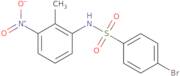 4-Bromo-N-(2-methyl-3-nitrophenyl)benzenesulfonamide