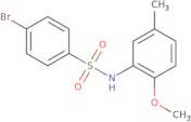 4-bromo-N-(2-methoxy-5-methylphenyl)benzene-1-sulfonamide