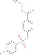 Ethyl 4-{[(4-fluorophenyl)sulfonyl]amino}benzoate