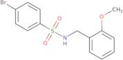 4-bromo-N-[(2-methoxyphenyl)methyl]benzene-1-sulfonamide