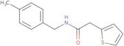 N-[(4-Methylphenyl)methyl]-2-(thiophen-2-yl)acetamide