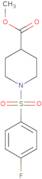 Methyl 1-[(4-fluorophenyl)sulphonyl]-4-piperidinecarboxylate