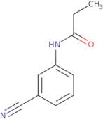 N-(3-Cyanophenyl)propanamide