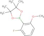 2-(2-Fluoro-6-methoxyphenyl)-4,4,5,5-tetramethyl-1,3,2-dioxaborolane