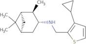 3-Cyclopropyl-N-[(1R,2R,3R,5S)-2,6,6-trimethylbicyclo[3.1.1]hept-3-yl]-2-thiophenemethanamine