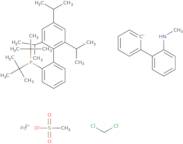 Methanesulfonato(2-di-t-butylphosphino-2',4',6'-tri-i-propyl-1,1'-biphenyl)(2'-methylamino-1,1'-biphenyl-2-yl)palladium(II) dichloro methane adduct [t-BuXphos Palladacycle Gen. 4]