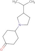 4-[3-(Propan-2-yl)pyrrolidin-1-yl]cyclohexan-1-one