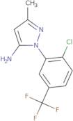 1-[2-Chloro-5-(trifluoromethyl)phenyl]-3-methyl-1H-pyrazol-5-amine