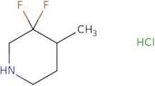 3,3-difluoro-4-methylpiperidine hcl