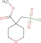 Methyl 4-[(chlorosulfonyl)methyl]oxane-4-carboxylate